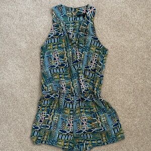 BCBGMaxAzria Multicolor Geometric Mini Dress